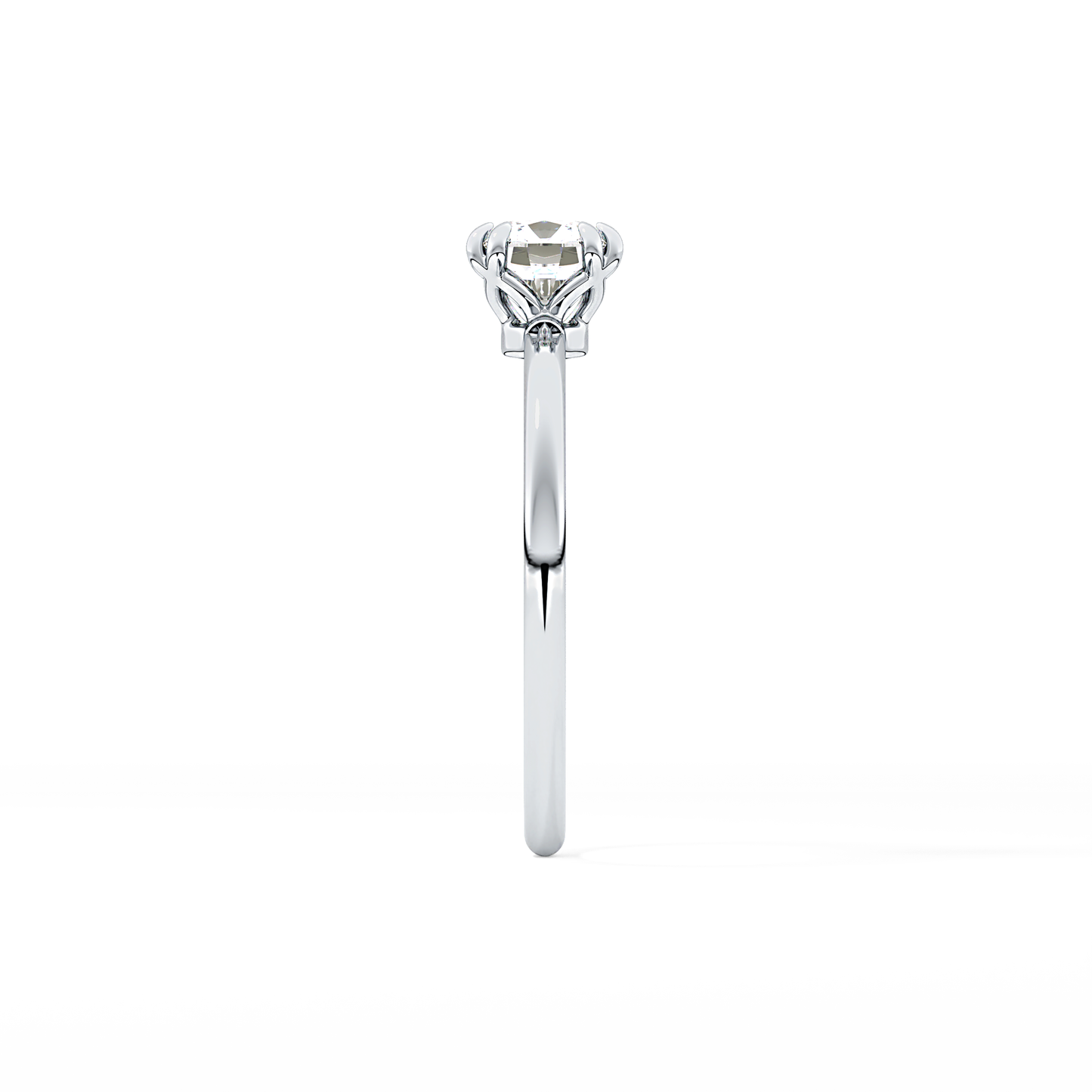 Cushion Cut 1.04 Carat Moissanite Ring – Solitaire Style in Gold