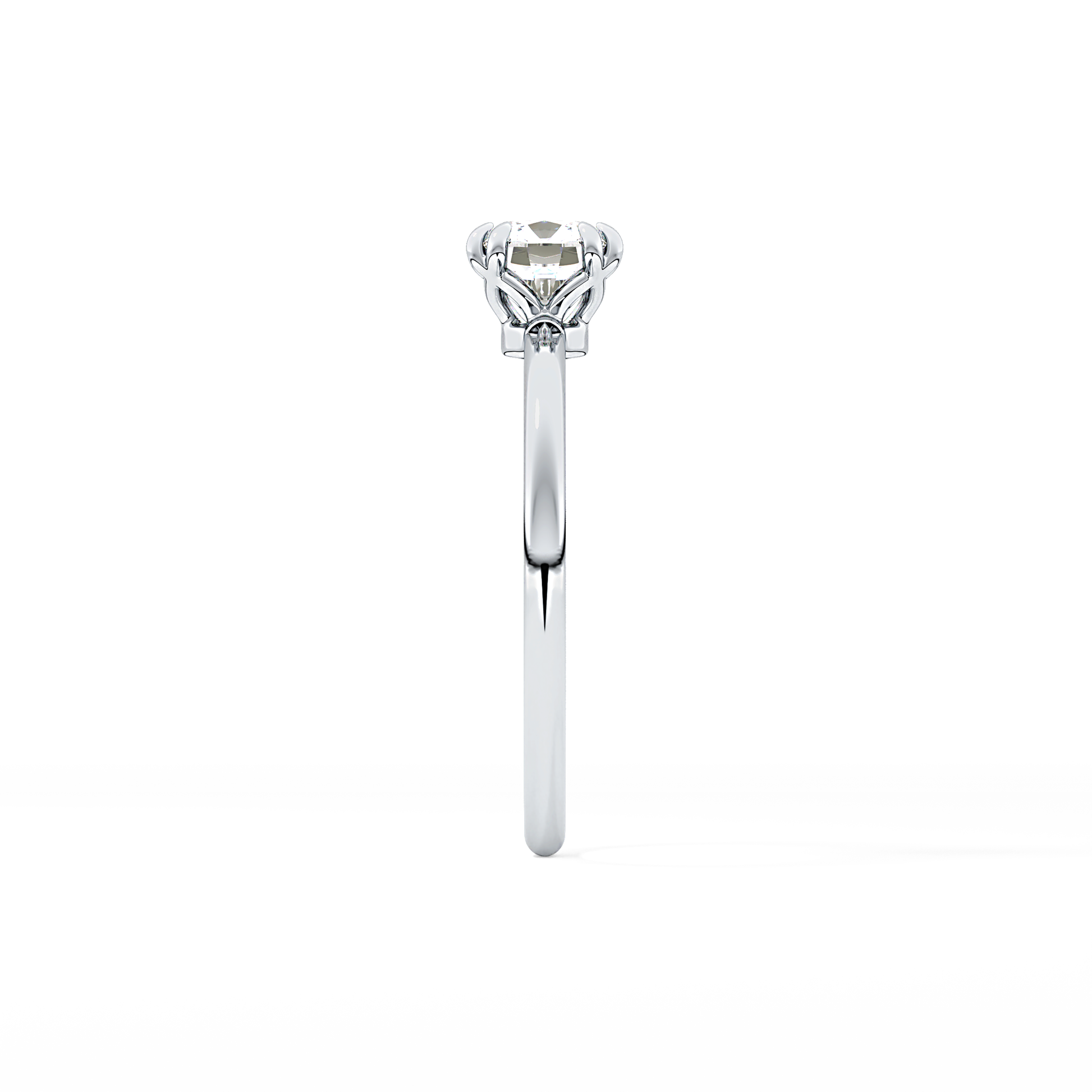 Cushion Cut 1.04 Carat Moissanite Ring – Solitaire Style in Gold