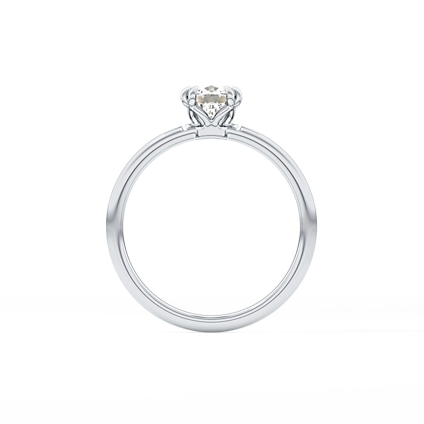 Cushion Cut 1.04 Carat Moissanite Ring – Solitaire Style in Gold