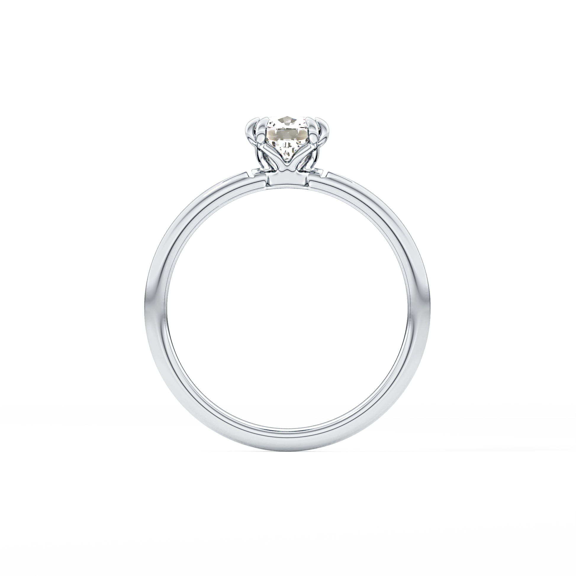 Cushion Cut 1.04 Carat Moissanite Ring – Solitaire Style in Gold