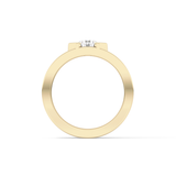 Round Cut 0.59 Carat Moissanite Men's Wedding Band – Tenison Setting & Solitaire Style in Gold 16