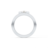 Round Cut 0.59 Carat Moissanite Men's Wedding Band – Tenison Setting & Solitaire Style in Gold 8