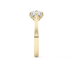 Round Cut 1.62 Carat Moissanite Ring – Solitaire Style in Gold