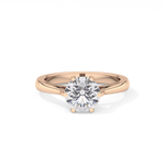 Round Cut 1.62 Carat Moissanite Ring – Solitaire Style in Gold