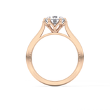 Round Cut 1.62 Carat Moissanite Ring – Solitaire Style in Gold