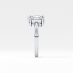 Pear & Princess Cut 2.38 Carat Moissanite Ring – Double Stones Setting in Gold
