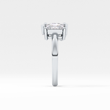 Pear & Princess Cut 2.38 Carat Moissanite Ring – Double Stones Setting in Gold