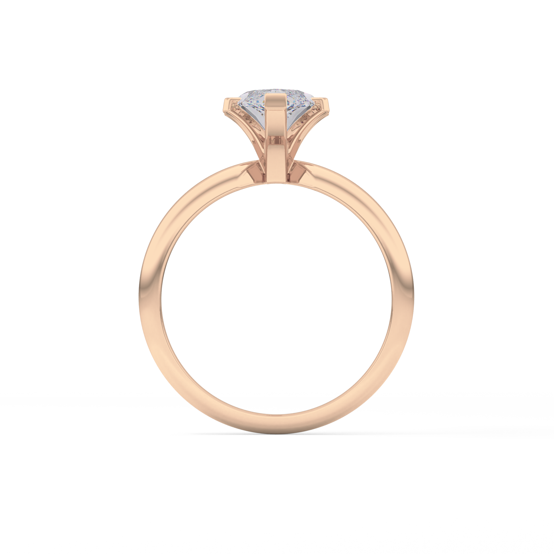 Marquise Cut 1.79 Carat Moissanite Ring – Solitaire Style in Gold