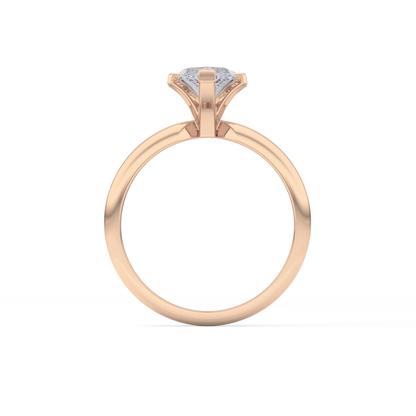 Marquise Cut 1.79 Carat Moissanite Ring – Solitaire Style in Gold