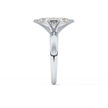 Marquise Cut 1.79 Carat Moissanite Ring – Solitaire Style in Gold