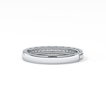 Half Eternity Wedding Band with 0.17 TCW Round Cut Moissanite – Yellow, White, or Rose Gold
