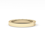 Half Eternity Wedding Band with 0.27 TCW Round Cut Moissanite – Yellow, White, or Rose Gold