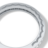 Half Eternity Wedding Band with 0.48 TCW Princess Cut Moissanite – Yellow, White, or Rose Gold