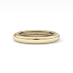 Half Eternity Wedding Band with 0.68 TCW Round Cut Moissanite – Yellow, White, or Rose Gold