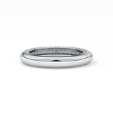 Half Eternity Wedding Band with 0.68 TCW Round Cut Moissanite – Yellow, White, or Rose Gold
