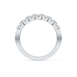 Half Eternity Wedding Band with 1.03 TCW Round Cut Moissanite – Yellow, White, or Rose Gold
