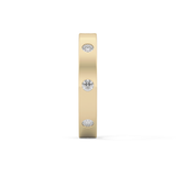 Full Eternity Dainty Wedding Band with 0.59 TCW Round Cut Moissanite – Yellow, White, or Rose Gold