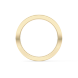 Full Eternity Dainty Wedding Band with 0.59 TCW Round Cut Moissanite – Yellow, White, or Rose Gold