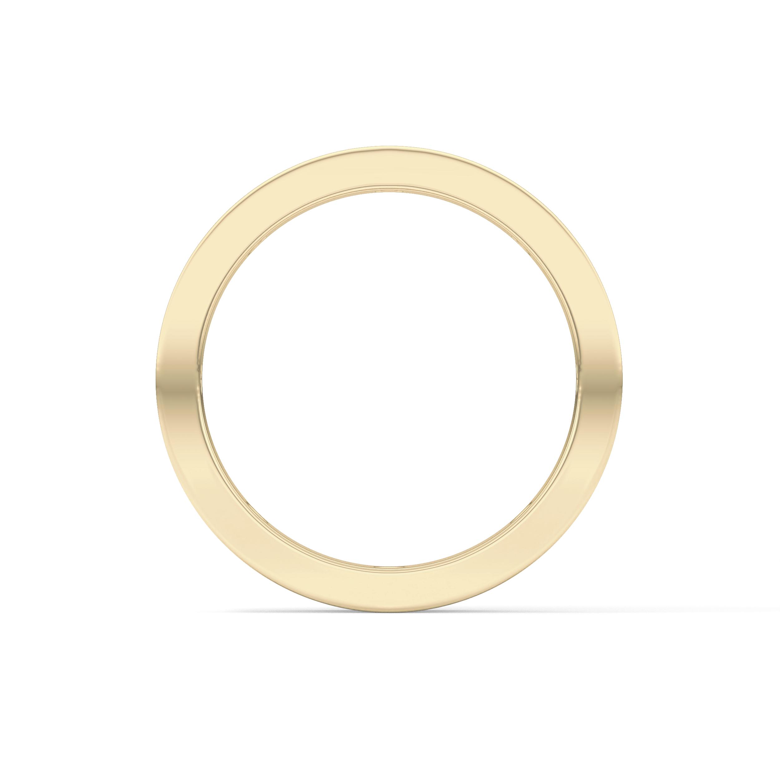 Full Eternity Dainty Wedding Band with 0.59 TCW Round Cut Moissanite – Yellow, White, or Rose Gold
