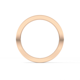 Full Eternity Dainty Wedding Band with 0.59 TCW Round Cut Moissanite – Yellow, White, or Rose Gold