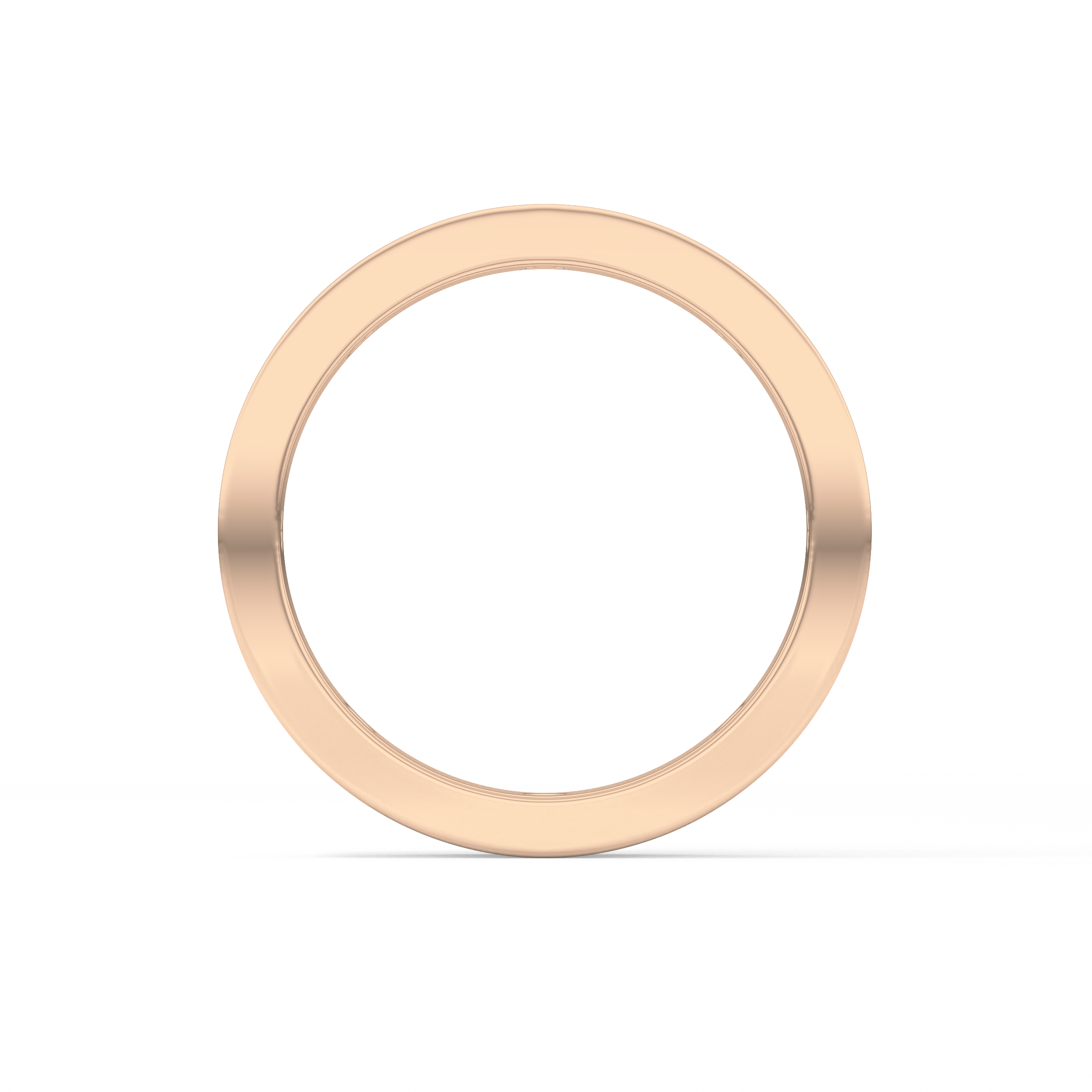 Full Eternity Dainty Wedding Band with 0.59 TCW Round Cut Moissanite – Yellow, White, or Rose Gold