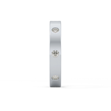 Full Eternity Dainty Wedding Band with 0.59 TCW Round Cut Moissanite – Yellow, White, or Rose Gold