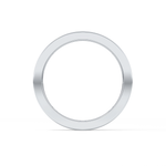 Full Eternity Dainty Wedding Band with 0.59 TCW Round Cut Moissanite – Yellow, White, or Rose Gold