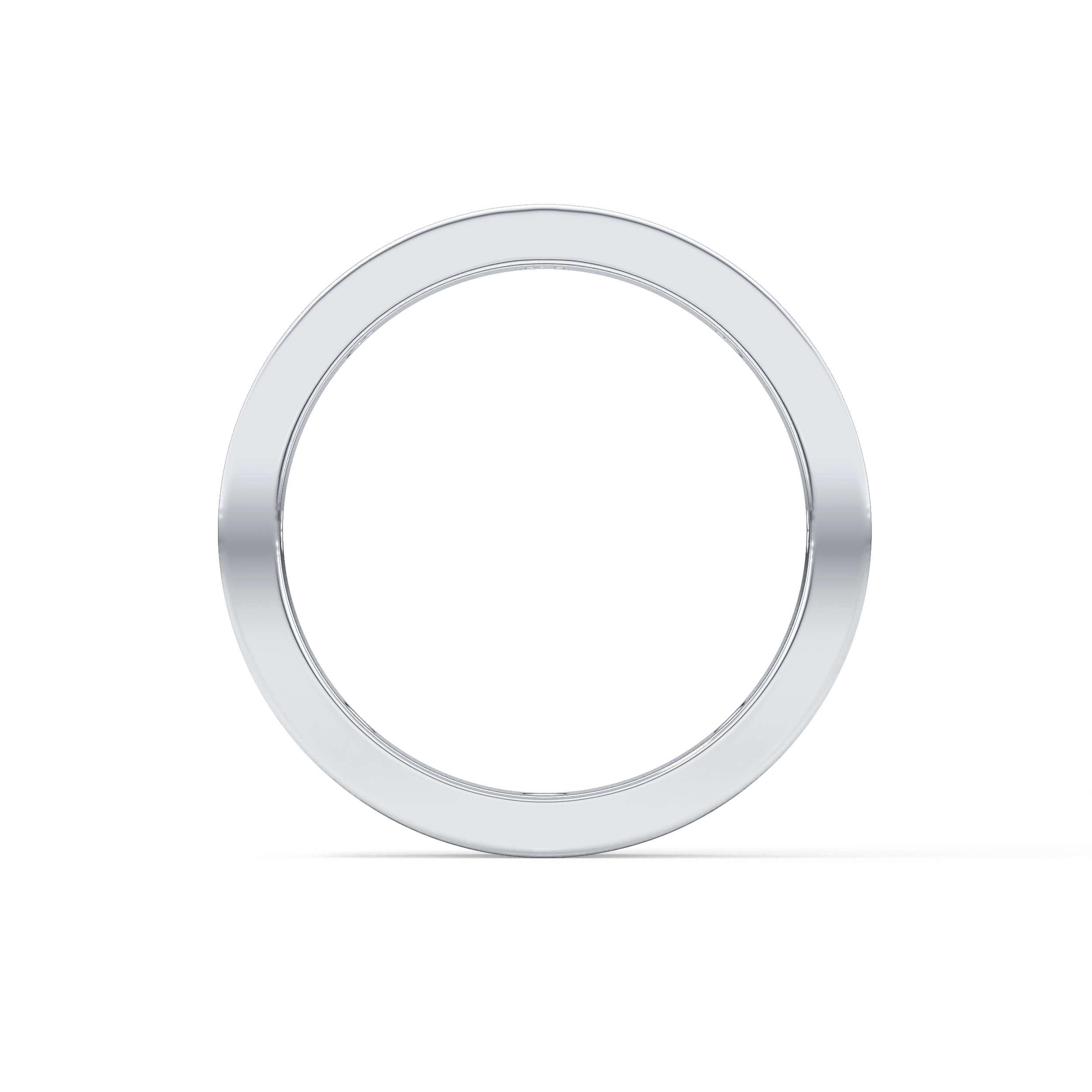 Full Eternity Dainty Wedding Band with 0.59 TCW Round Cut Moissanite – Yellow, White, or Rose Gold