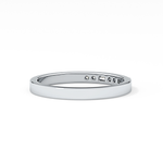 Alternate Setting Wedding Band with 0.31 TCW Round and Baguette Cut Moissanite – Yellow, White, or Rose Gold