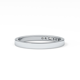 Alternate Setting Wedding Band with 0.31 TCW Round and Baguette Cut Moissanite – Yellow, White, or Rose Gold