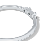 Three Stones Wedding Band with 0.097 TCW Round & Baguette Cut Moissanite – Yellow, White, or Rose Gold