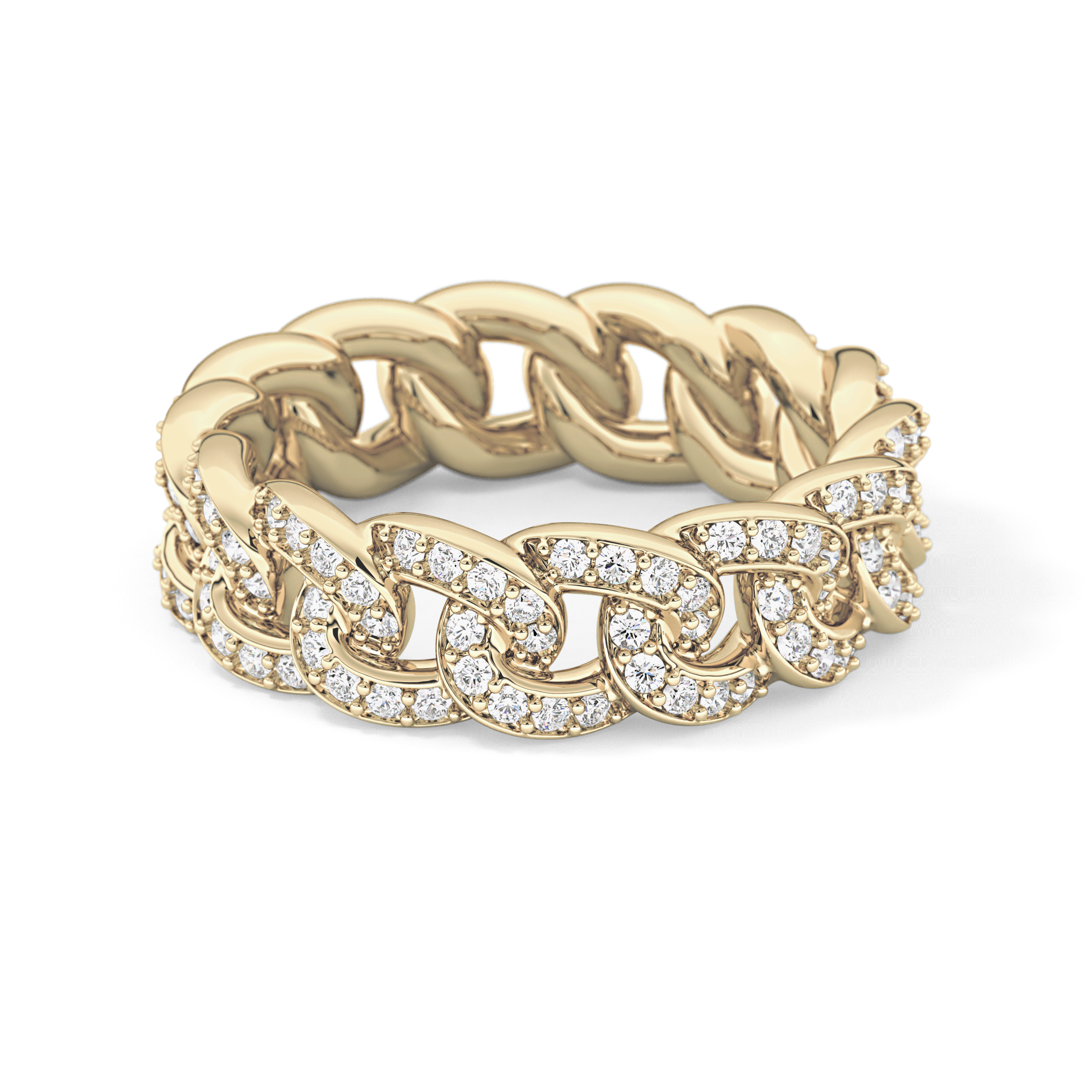 Full Eternity Wedding Band with 1.15 TCW Round Cut Moissanite – Yellow, White, or Rose Gold