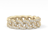 Full Eternity Wedding Band with 1.15 TCW Round Cut Moissanite – Yellow, White, or Rose Gold