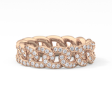 Full Eternity Wedding Band with 1.15 TCW Round Cut Moissanite – Yellow, White, or Rose Gold
