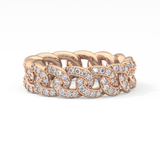 Full Eternity Wedding Band with 1.15 TCW Round Cut Moissanite – Yellow, White, or Rose Gold