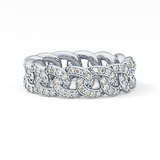 Full Eternity Wedding Band with 1.15 TCW Round Cut Moissanite – Yellow, White, or Rose Gold