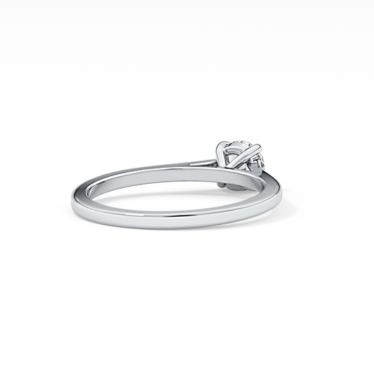 Round Cut 0.47 Carat Moissanite Ring – Solitaire Style in Gold