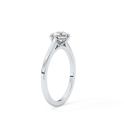 Heart Cut 0.44 Carat Moissanite Ring - Solitaire Setting in Gold