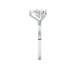 Trillion Curved Cut 2.07 Carat Moissanite Ring – Solitaire Style in Gold