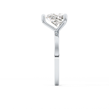 Trillion Curved Cut 2.07 Carat Moissanite Ring – Solitaire Style in Gold