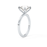 Trillion Curved Cut 2.07 Carat Moissanite Ring – Solitaire Style in Gold