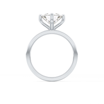 Trillion Curved Cut 2.07 Carat Moissanite Ring – Solitaire Style in Gold