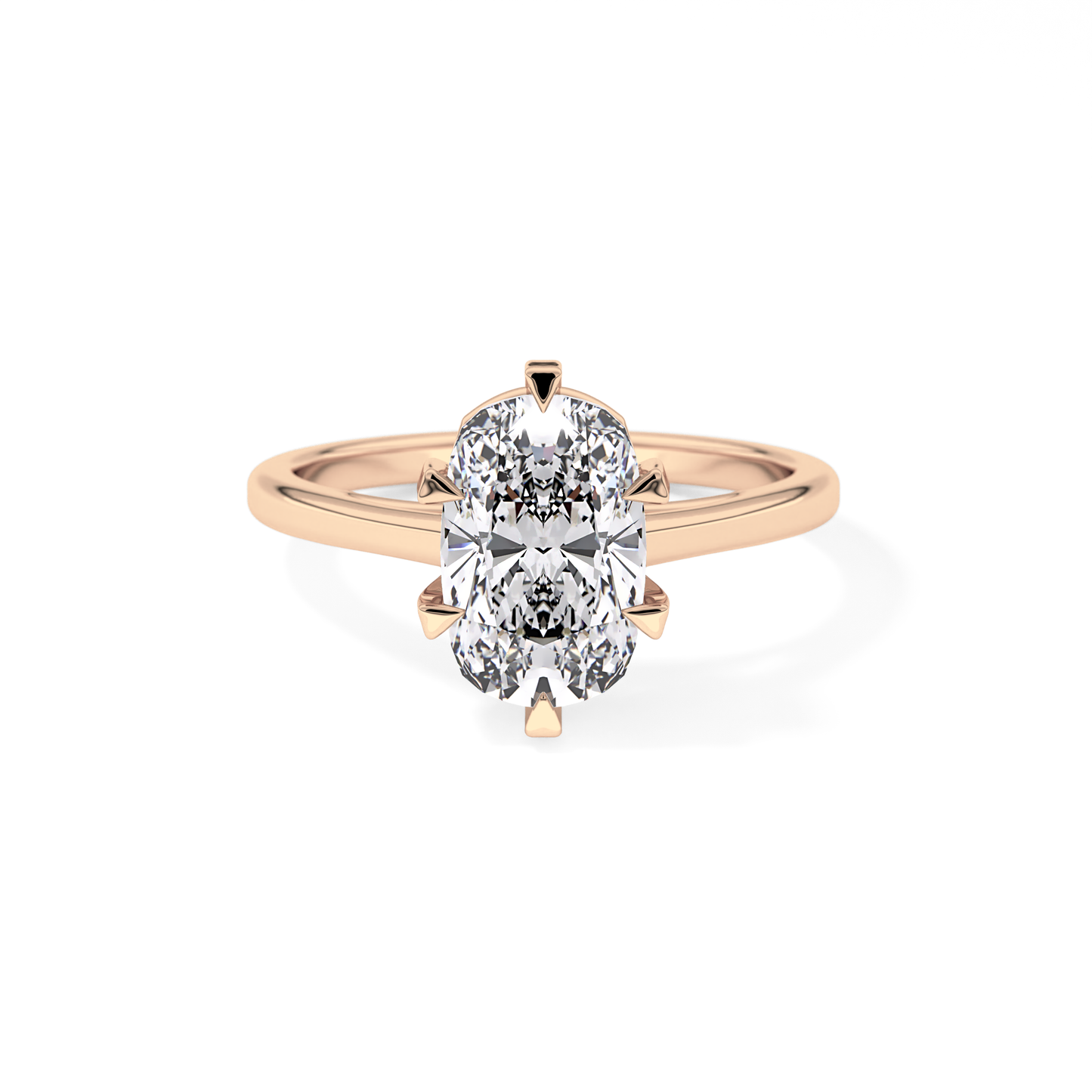 Cushion Cut 2.23 Carat Moissanite Ring – Solitaire Style in Gold