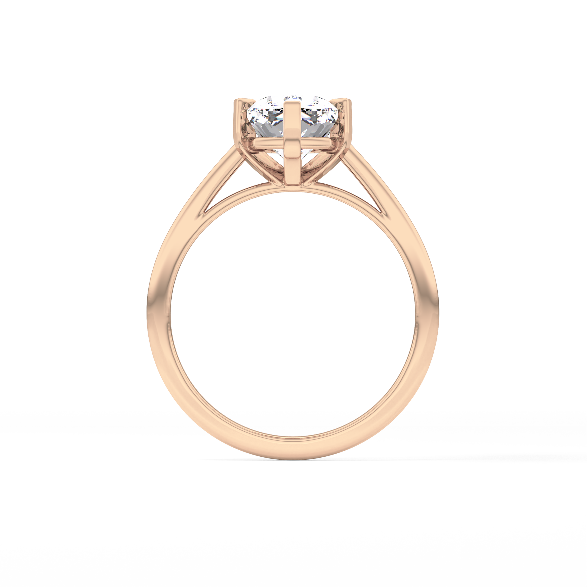 Cushion Cut 2.23 Carat Moissanite Ring – Solitaire Style in Gold