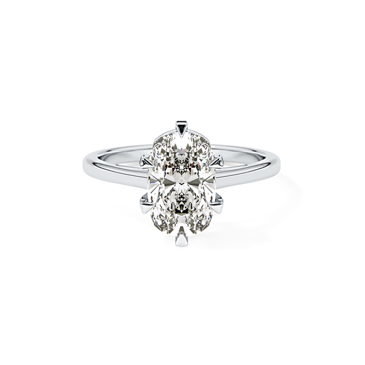 Cushion Cut 2.23 Carat Moissanite Ring – Solitaire Style in Gold