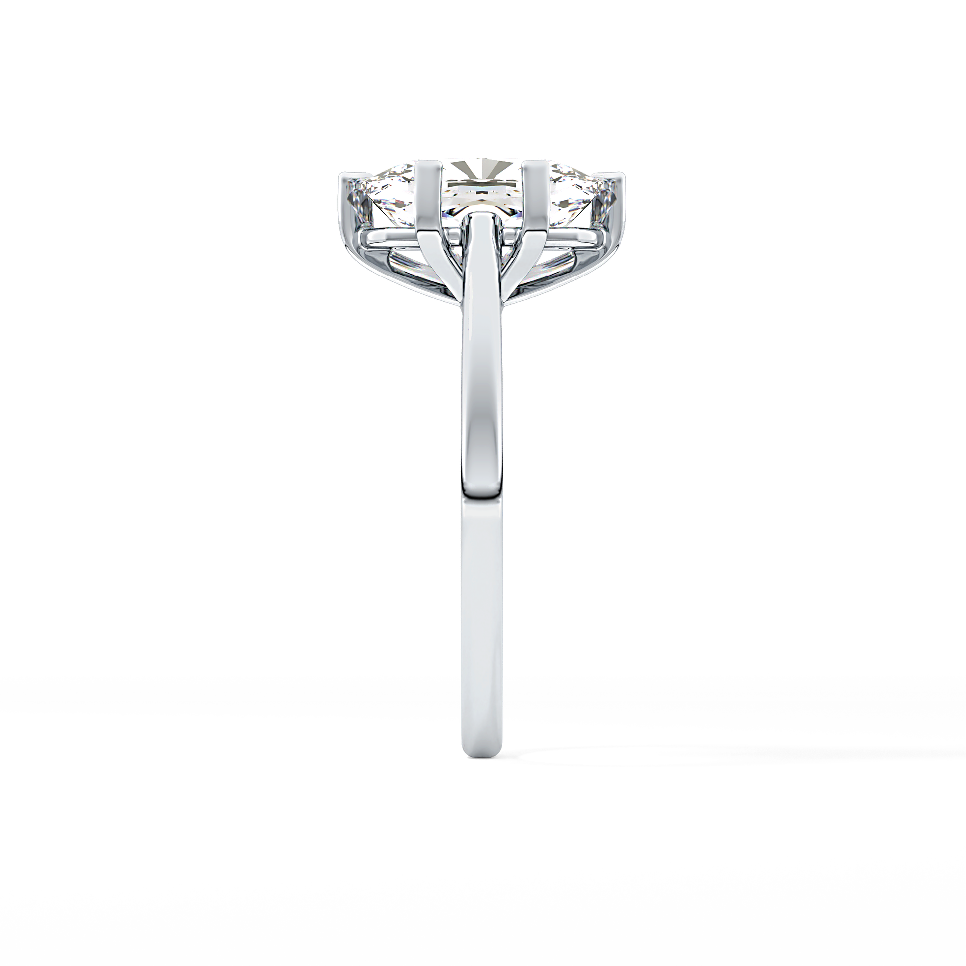 Cushion Cut 2.23 Carat Moissanite Ring – Solitaire Style in Gold