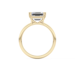Emerald Cut 1.96 Carat Moissanite Ring – Solitaire Style in Gold