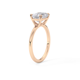 Emerald Cut 1.96 Carat Moissanite Ring – Solitaire Style in Gold