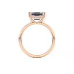 Emerald Cut 1.96 Carat Moissanite Ring – Solitaire Style in Gold