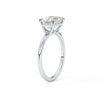Emerald Cut 1.96 Carat Moissanite Ring – Solitaire Style in Gold